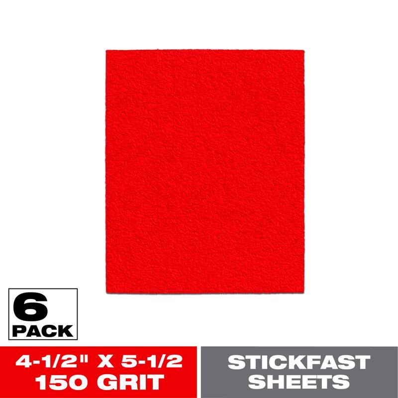 Sand Sht4.5x5.5 150g 6pk