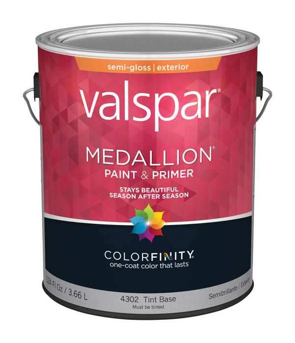 Valspar Medallion 100% Acrylic Latex Semi-Gloss House and Trim Paint (Pack of 4) 027.0004302.007