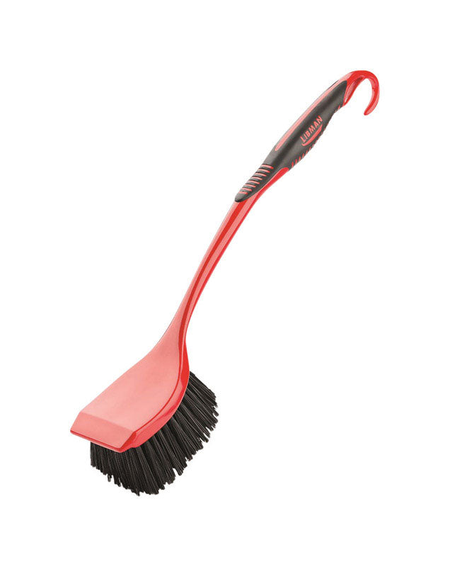 Libman 2-3/4 in. W Polypropylene Long Handle Scrub Brush