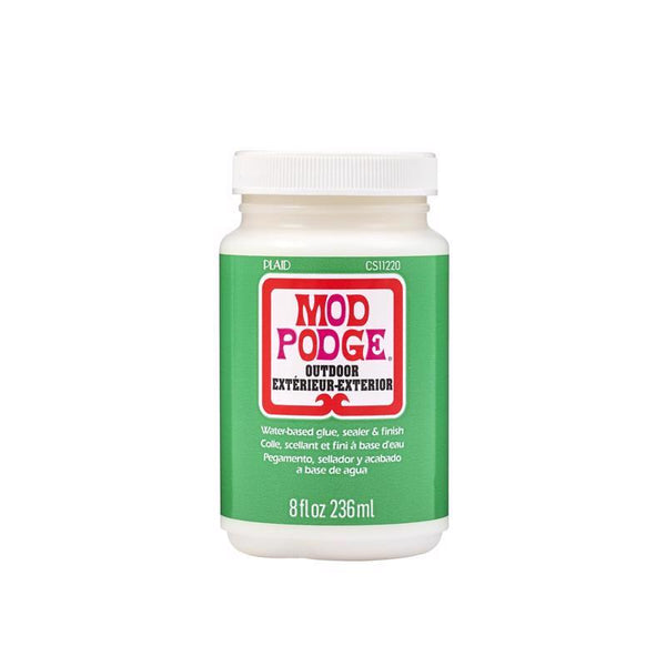 Mod Podge Waterbase Sealer, Glue and Finish for Outdoor (8-Ounce), CS11220 Clear Finish