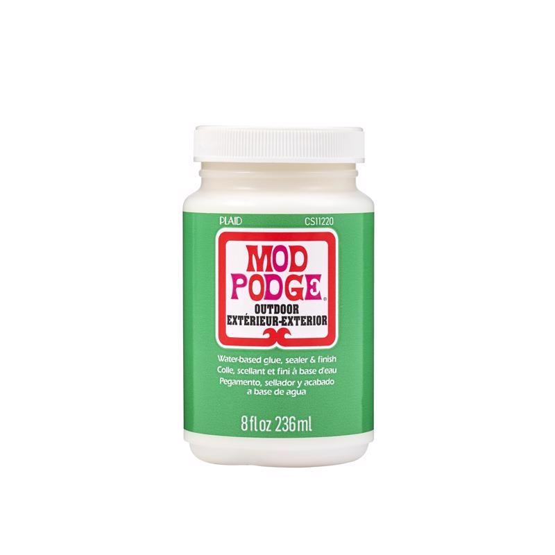 Mod Podge Waterbase Sealer, Glue and Finish for Outdoor (8-Ounce), CS11220 Clear Finish
