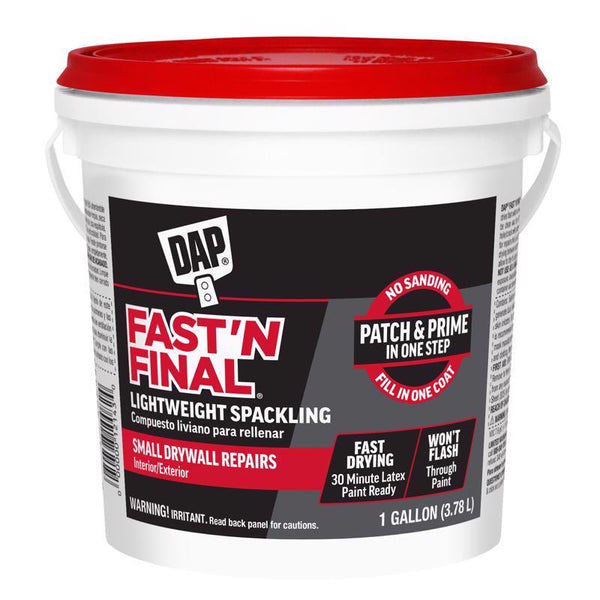 1 gal Dap 12143 Fast 'N Final Light Weight Spackling 7079812143