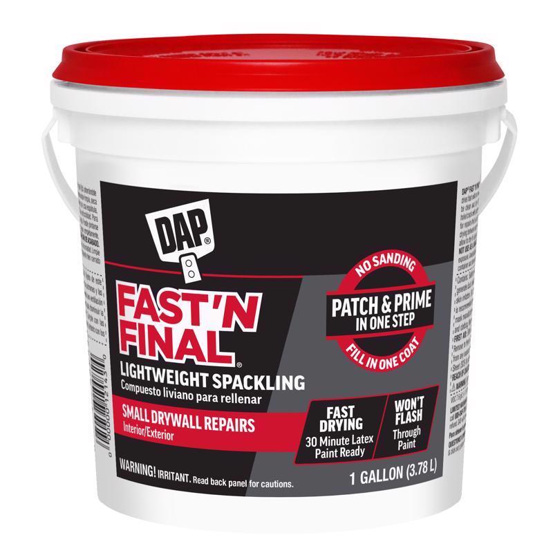 1 gal Dap 12143 Fast 'N Final Light Weight Spackling