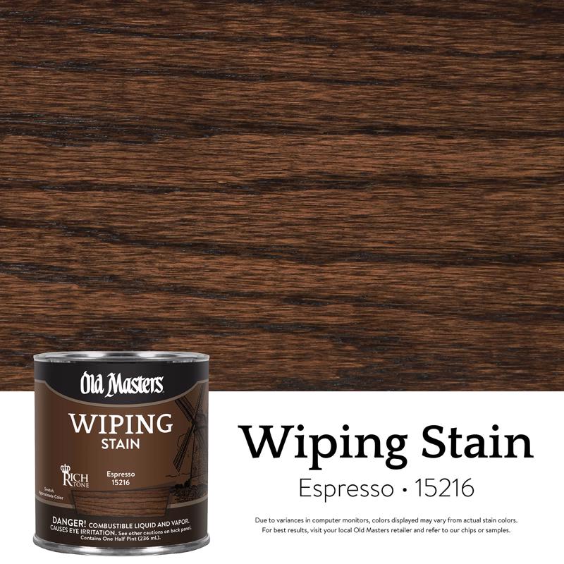 Old Masters Series 15216 .5Pt Espresso Wiping Stain 24, No Size