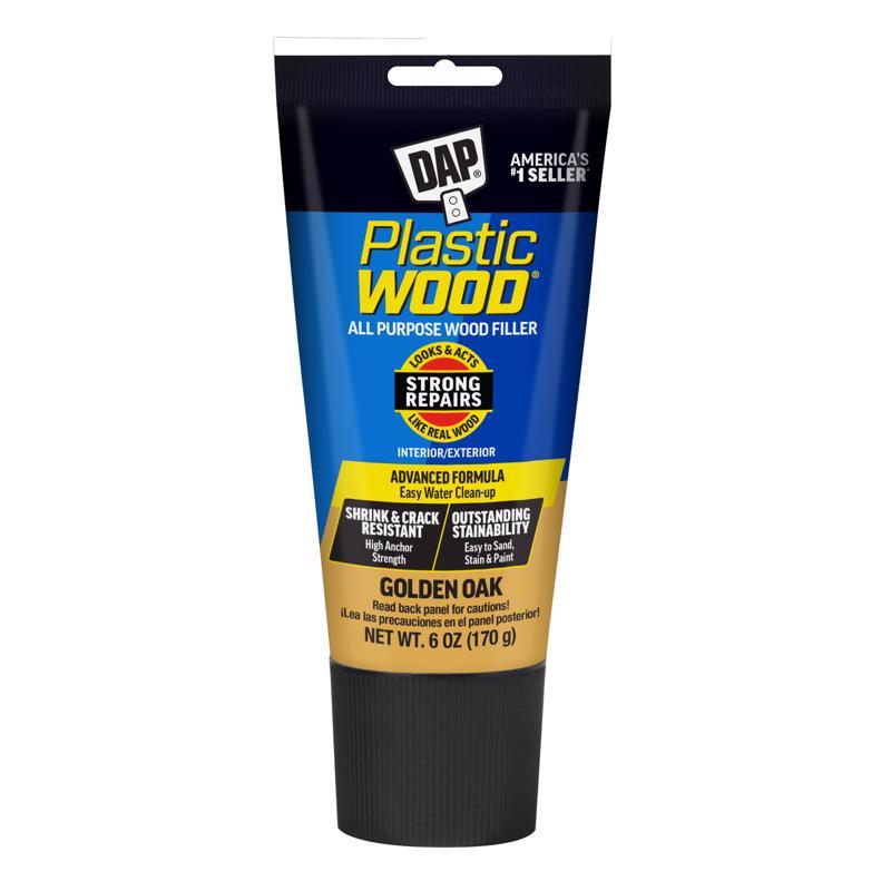 DAP 582 Series 00582 6oz Gold Latex Plastic Wood, Golden Oak