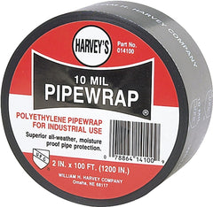 Harvey 14100 Poly Pipe Wrap, 2-Inch by 100-foot, Black 014100