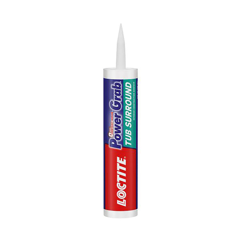 Loctite Power Grab Tub Surround Construction Adhesive, 9 fl oz Cartridge, 1 Pack