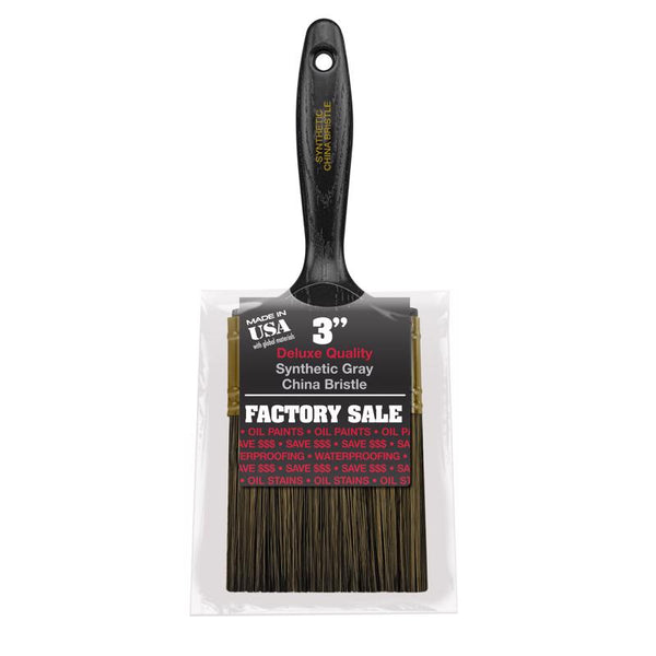 Wooster 48563 3" Factory Sale Gray Bristle, 3 Inch, Multi Z1101-3