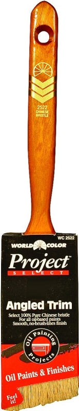 Linzer Products 2522-0200 2" White China Bristle Impact Angle Sash Paint Brush 2522-2