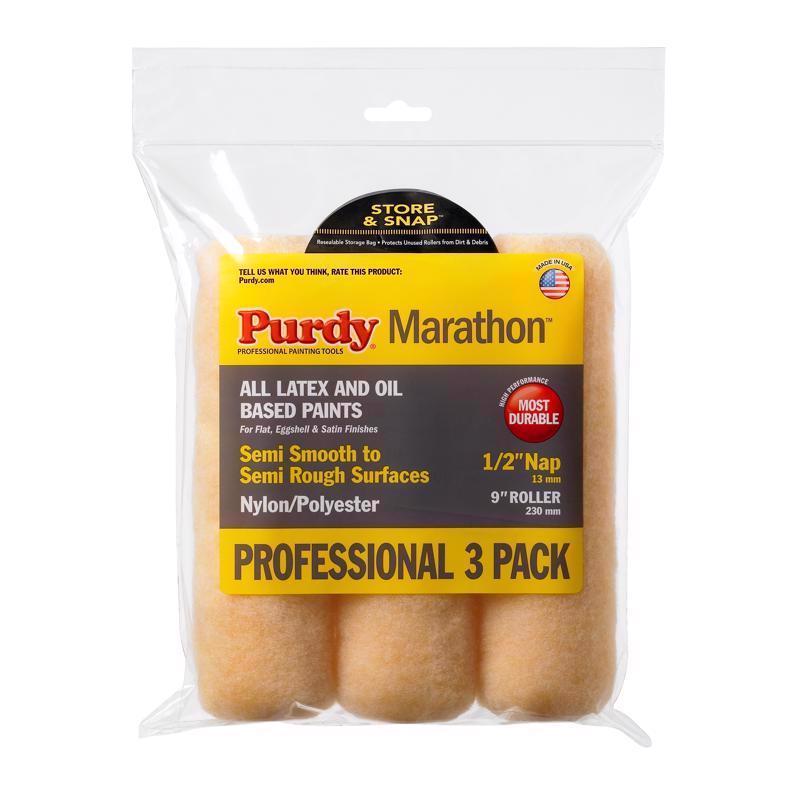 Purdy 14B861100 Marathon Roller Cover Pack, 9 X 1/2 inch