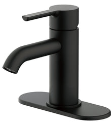  1 faucet handle and 60 psi pressure for bathroom sink water delivery; lever handle."