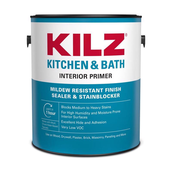 KILZ Kitchen & Bath Primer, Interior, 1 Gallon L204511