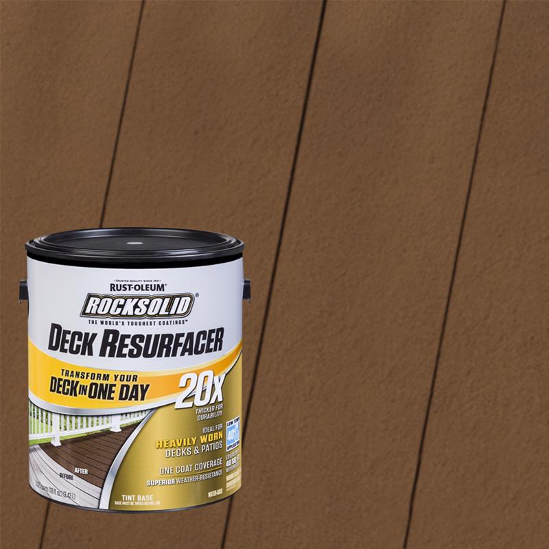 Rust-Oleum 300081 RockSolid 20X Deck Resurfacer, 1 Gal