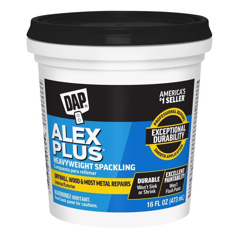 DAP INC 18745 Alex Plus PT Spackling, No Size, Plain 16 Fl Oz (Pack of 1)