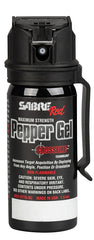 SABRE Crossfire Pepper Gel for Self Defense, Deploys At Any Angle, Maximizes Target Acquisition Against Threats, Easy Carry Belt Clip, Safety Flip Top, Max Police Strength Pepper Spray, 1.5 fl oz MK3-CFTG-BC