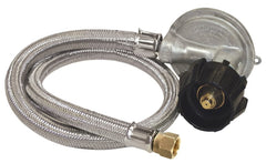 Bayou Classic M5LPH 36-in Stainless Braided LPG Hose for Gas Grills Features A Low Pressure Regulator 3/8-in Flare Swivel Fitting Designed For Gas Grills M5LPH/5LPH