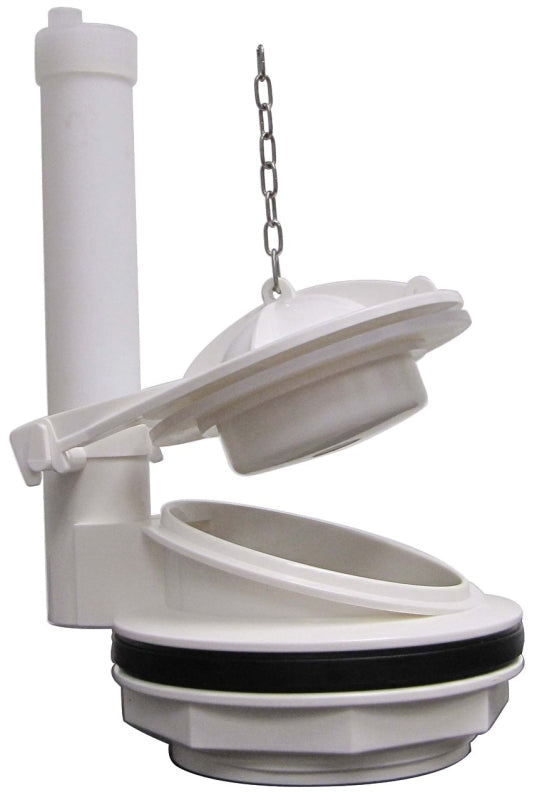 Plumb Pak K835-11 Replacement Toilet Flush Valve, 3 In, No Size, White
