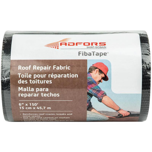 Norton Abrasives - St. Gobain ST GOBAIN ADFORS AMERICA INC FDW6598-U 6 by 150 Roof Fabric, Black