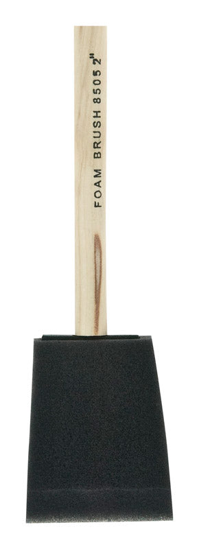 Linzer Project Select 2 in. High Density Closed Cell Foam Brush with Wood Peg Handle - 1 Each