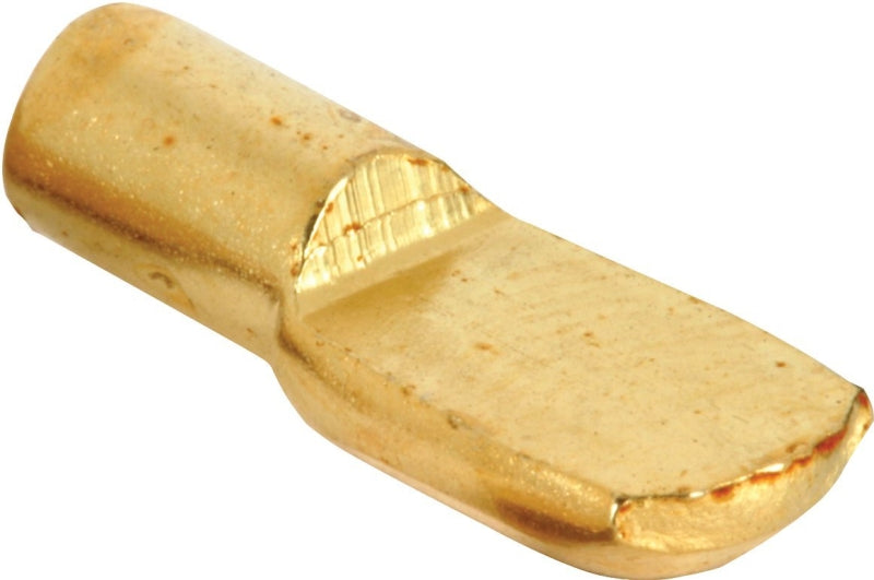 Prime-Line Products U 10162 Shelf Support Peg, 1/4-Inch, Brass Plated Metal,(Pack of 8)