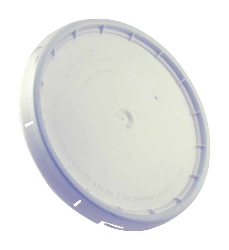 Leaktite White 5 gal. Plastic Bucket Lid