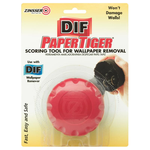 Zinsser 2966 PaperTiger Scoring Tool for Wallpaper Removal Single Head