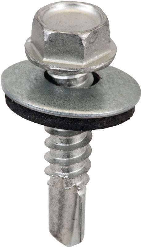 Acorn Metal-Metal Roofing Screws #12 x 1", Galvanized Steel, Bag of 250 Pieces SW-MM121G250