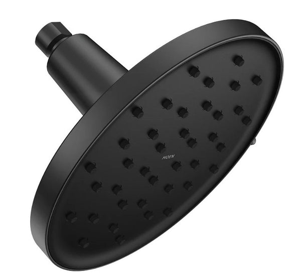 Moen Verso Eco-Performance Round 9? Rain Shower Head with Infiniti Dial and Magnetix Docking, 1.75 GPM Adjustable Rainfall Shower, Matte Black, 220R2EPBL