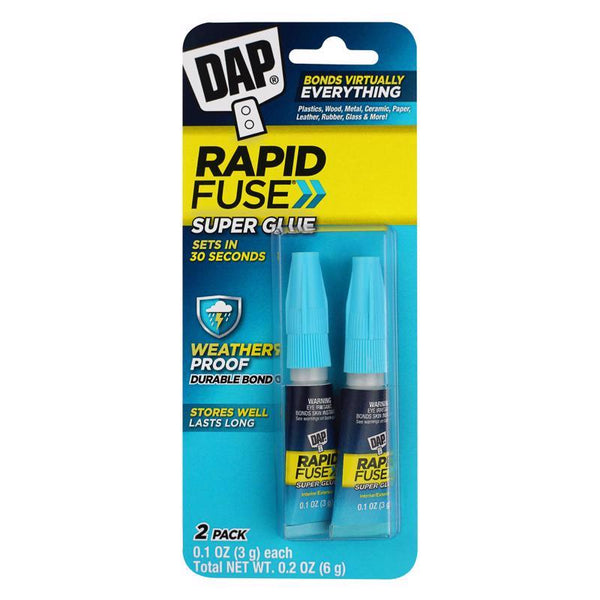Dap Rapidfuse Adhesive 2pk Clear Glue 7079800158