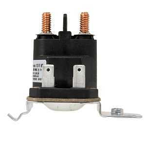 Troy-Bilt 490-250-Y036 12-Volt, 2 Stud, 2 Spade Solenoid with mounting Bracket 725-06153A Original Equipment, Multicolor
