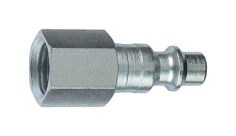 Tru-Flate 12-237 Plug 1/4" I/M Design x 3/8" FNPT Steel
