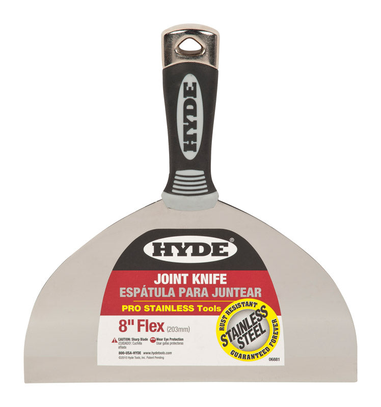 Hyde 06881 Joint Knife, Flexible, 8 Inch, No Color