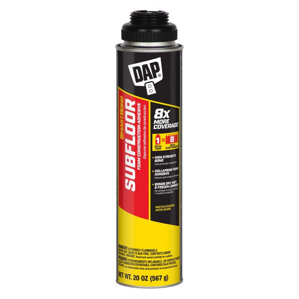 Dap 00042 Subfloor Gun-Grade Construction Adhesive, 20-Ounce 7079800042
