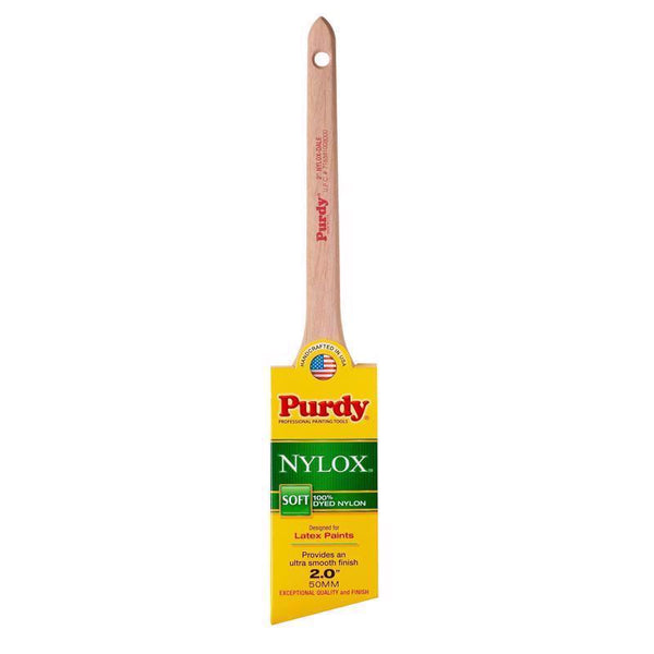 Purdy 144080220 Nylox Series Dale Angular Trim Paint Brush, 2 inch