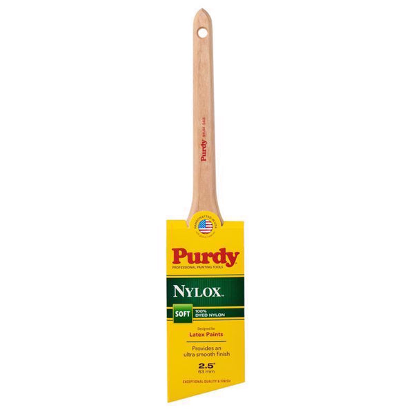 Purdy Nylox 2-1/2 in. Sweat W Nylon Angle Paint Brush 144080225