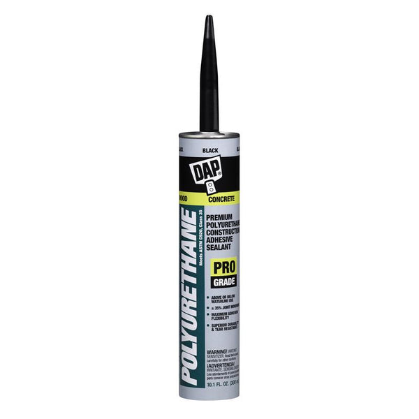 Dap 7079818816 18816 Polyurethane Construction Adhesive and Sealant, 10.1 oz, Black