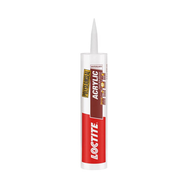 Loctite OSI - HENKEL CORPORATION 62044 Polyseamseal Acrylic Caulk with Silicone and 10-Ounce Cartridge, White 1507600