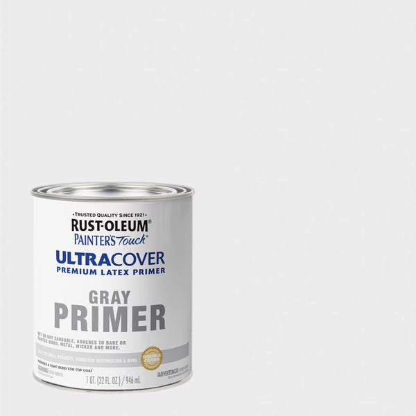 Rust-Oleum Painters Touch 1980-502 1 Quart Painter's Touch Gray Primer2 (2-Pack)
