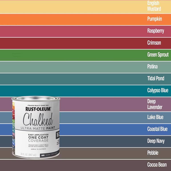 Rust-Oleum Chalked Dark Tint Base Chalk Paint 29 oz. 287689