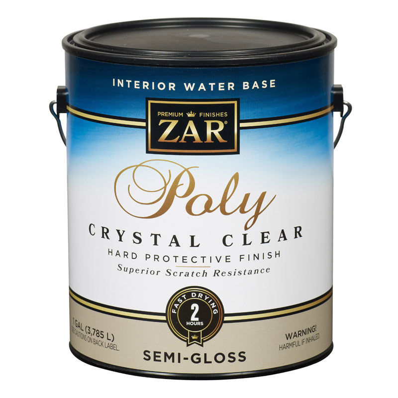 United Gilsonite 34513''Aqua Zar'' Water-Based Polyurethane 1gal - Semi-Gloss (Pack of 2)