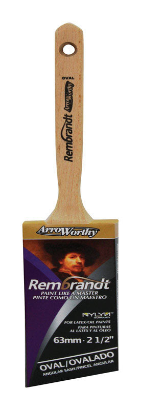 2.5" Rembrandt/Linzer Polyester Professional Quality All Paint Brush 6420ZC