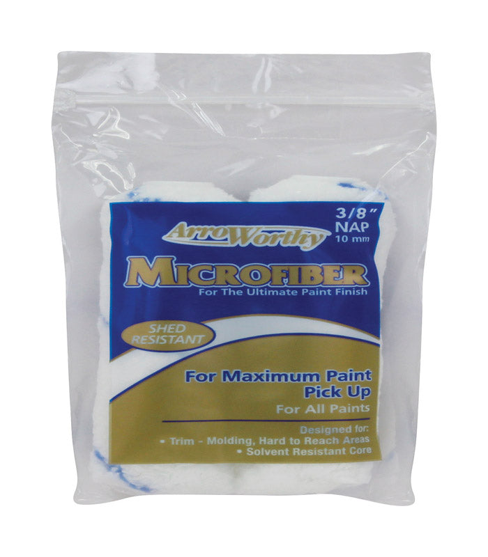 Arroworthy 4-MFR3T-P 4 x 0.38 in. Microfiber - Mini Roller Cover, 2 Pack