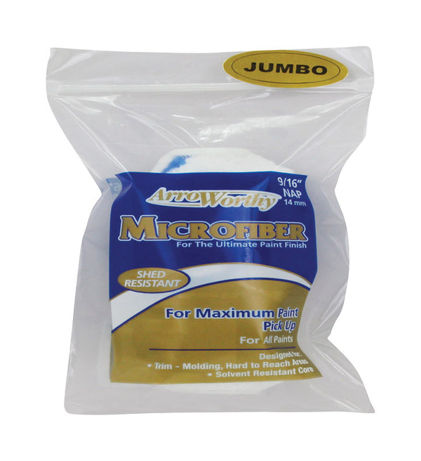 Arroworthy Microfiber 4 in. x 4 in. W Mini Paint Roller Cover 1 pk - Case of: 1; Each Pack Qty: 1 4-MFR4S-J 0400