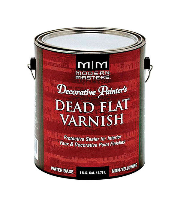 1 gal Modern Masters DP609 Clear Decorative Painter's Acrylic Dead Flat Varnish DP609GAL