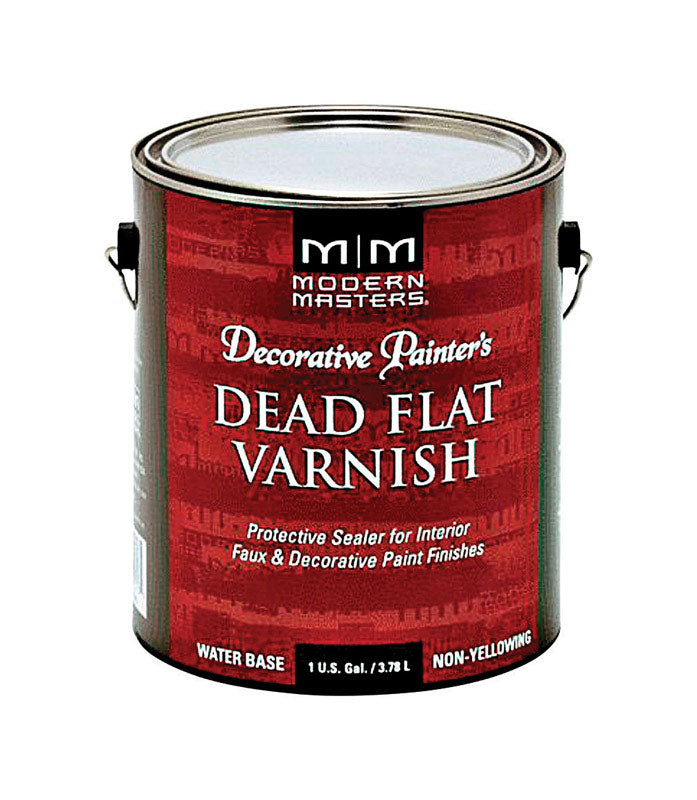 1 gal Modern Masters DP609 Clear Decorative Painter’s Acrylic Dead Flat Varnish