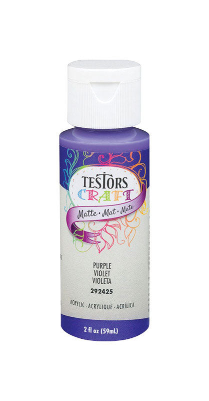 TESTOR PURP MatteAcr 292425A 2OZ Puple Matte Acrylic Paint