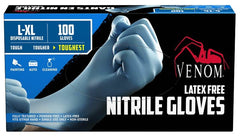 Venom Steel VEN4145 Disposable Nitrile Gloves - Blue
