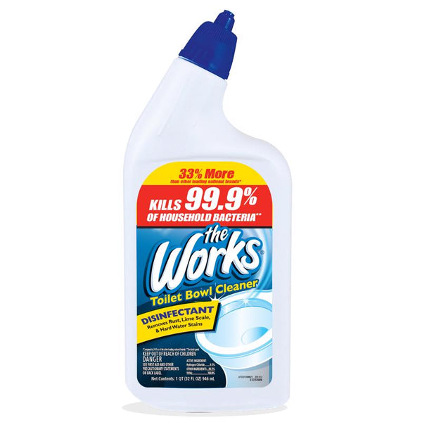 Lime-O-Sol The Works Toilet Bowl Cleaner, 32 ounce (pack of 12) 13009238091