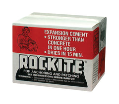 Rockite 10025 Anchoring Cement, 25 lb, Gray