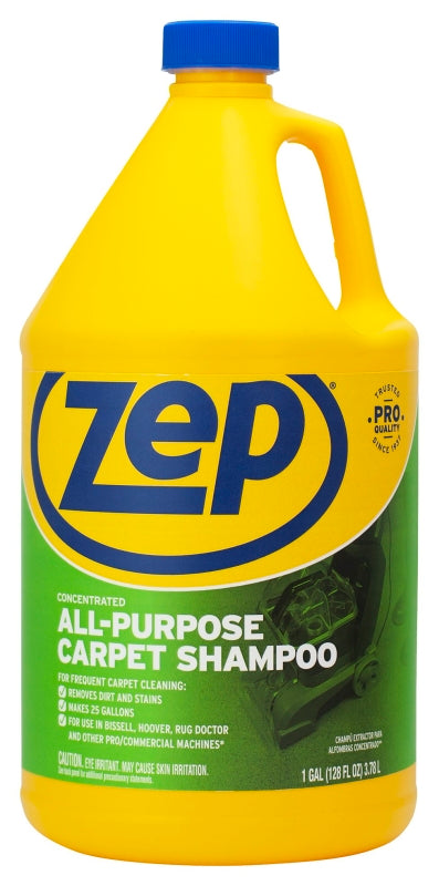 Zep All-Purpose Carpet Shampoo Concentrate 128 ounce ZUCEC128 (formerly Carpet Extractor) , Blue